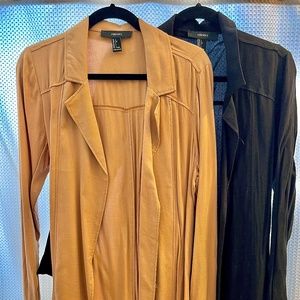 Forever 21 thin trench shawls